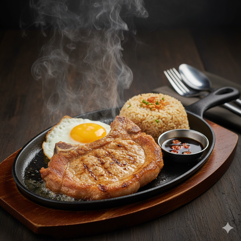 Sizzling Pork Chop